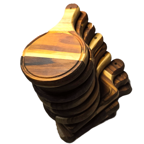 Mini tabla Circular Premiun madera de teca