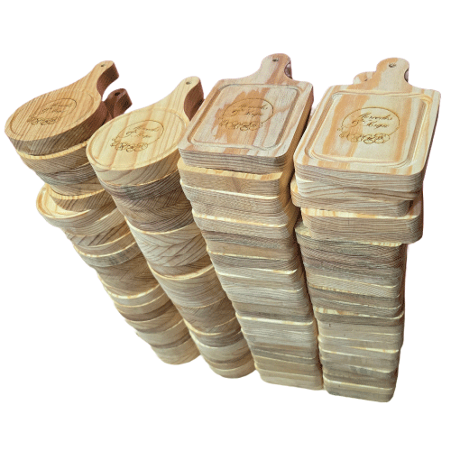 Mini tabla Circular madera de pino